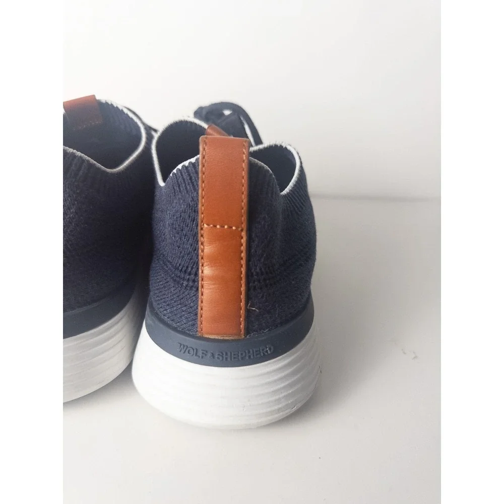 Wolf & Shepperd Supreme‎ Comfort Knit Shoes Mens US 12 Navy